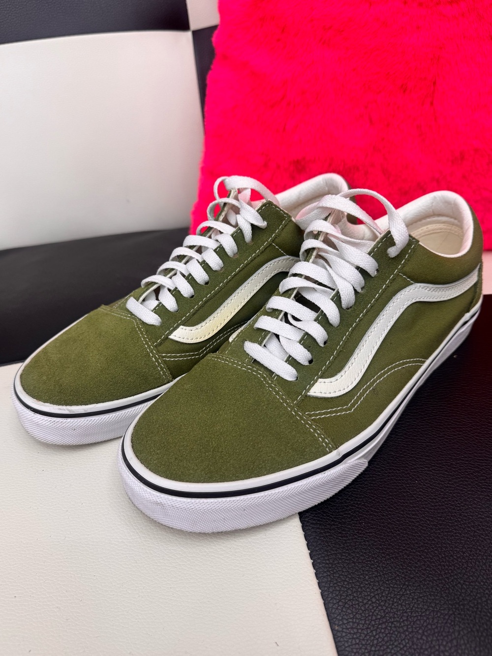 Vans Okd Skool in pesto green women’s 10 men’s 8.5